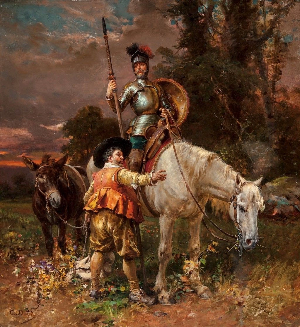 Cesare Detti - Don Chisciotte e Sancio Panza